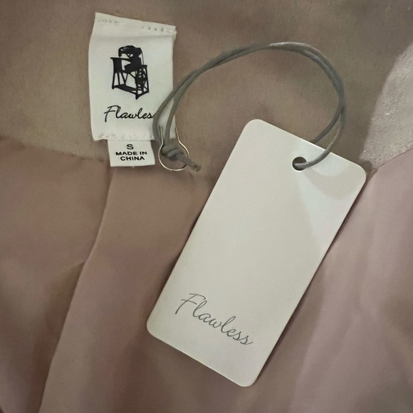 VICI Faux Suede Pocketed Waist Tie Jacket - Picture 5 of 6